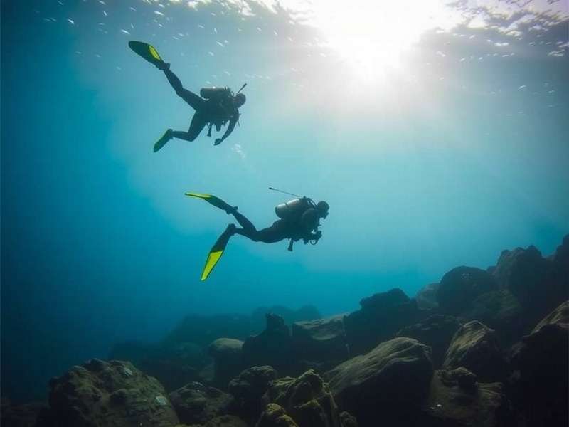 Indian Oceanic Dive Quest underwater scene with colorful fish and ancient ruins